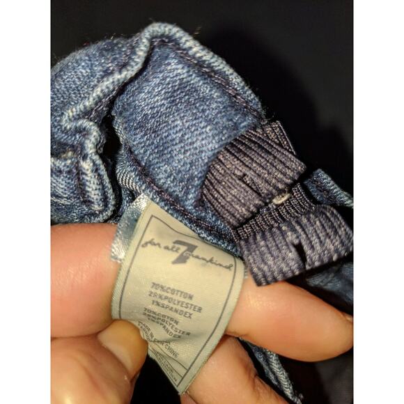 Seven For All Mankind Girls Sz. 4 Jeans. Cute, Comfortable - Picture 4 of 11